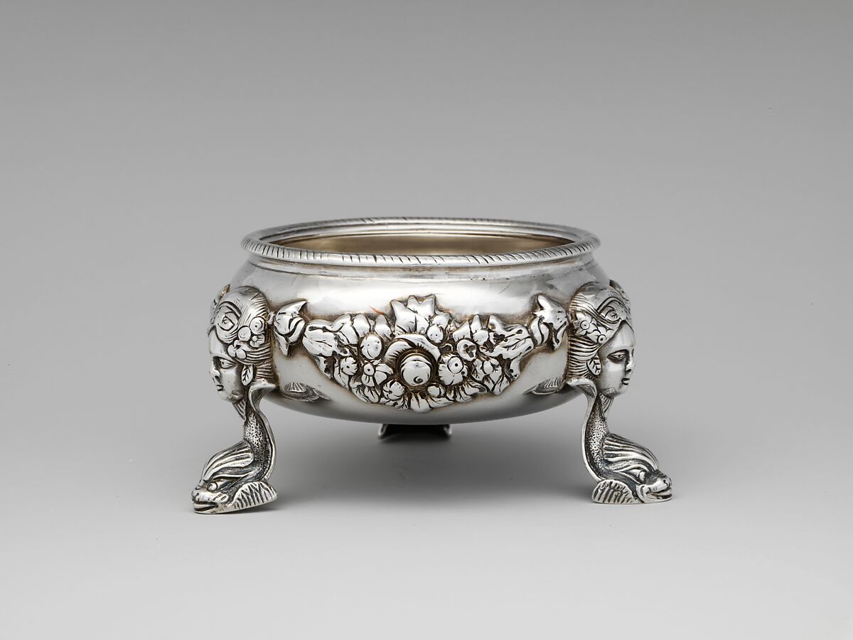 Salt, Charles Le Roux (baptized 1689–1745), Silver, American 