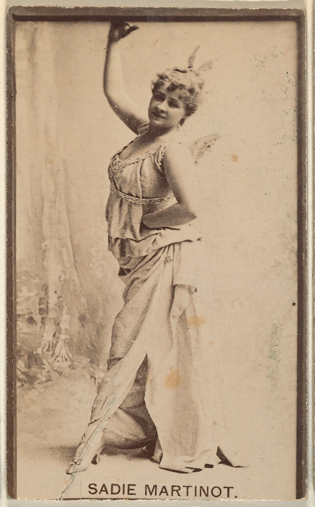 Sadie Martinot, from the Actresses series (N668), Albumen photograph 