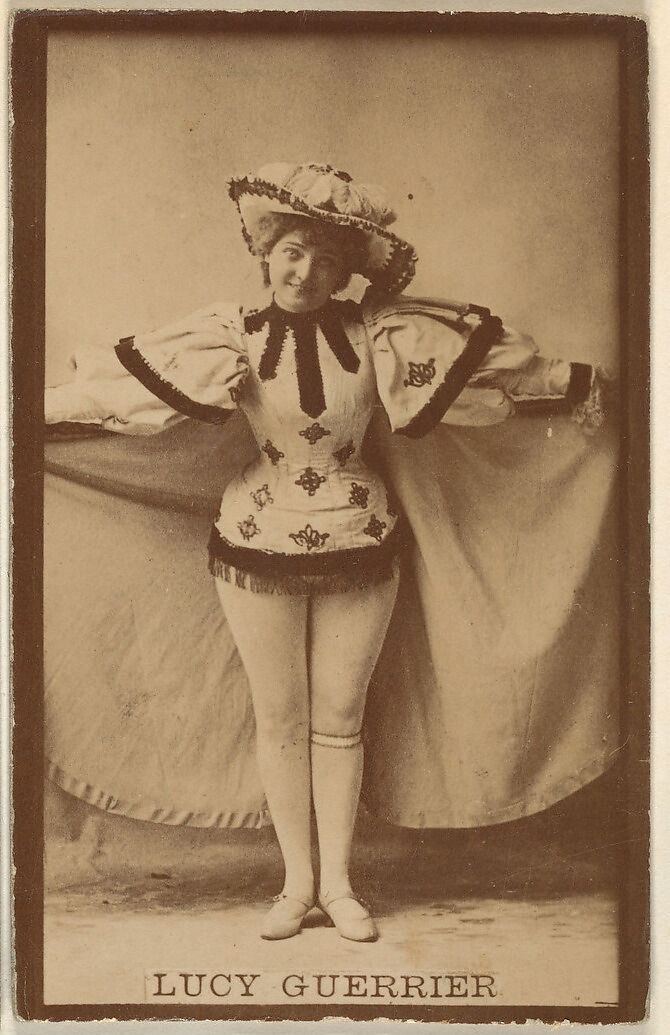 Lucy Guerrier, from the Actresses series (N668), Albumen photograph 