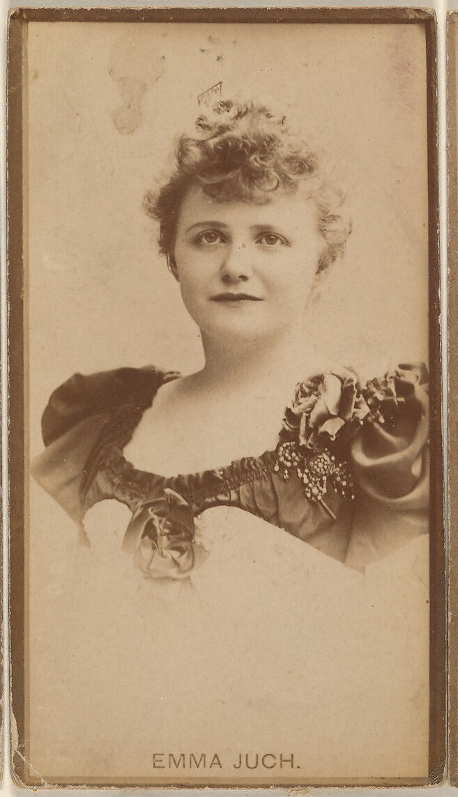 Emma Juch, from the Actresses series (N668), Albumen photograph 