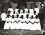 Group of church women and pastor, Alex Agbaglo Acolatse (Togolese, Kedzi 1880–1975 Lomé), Gelatin silver print
