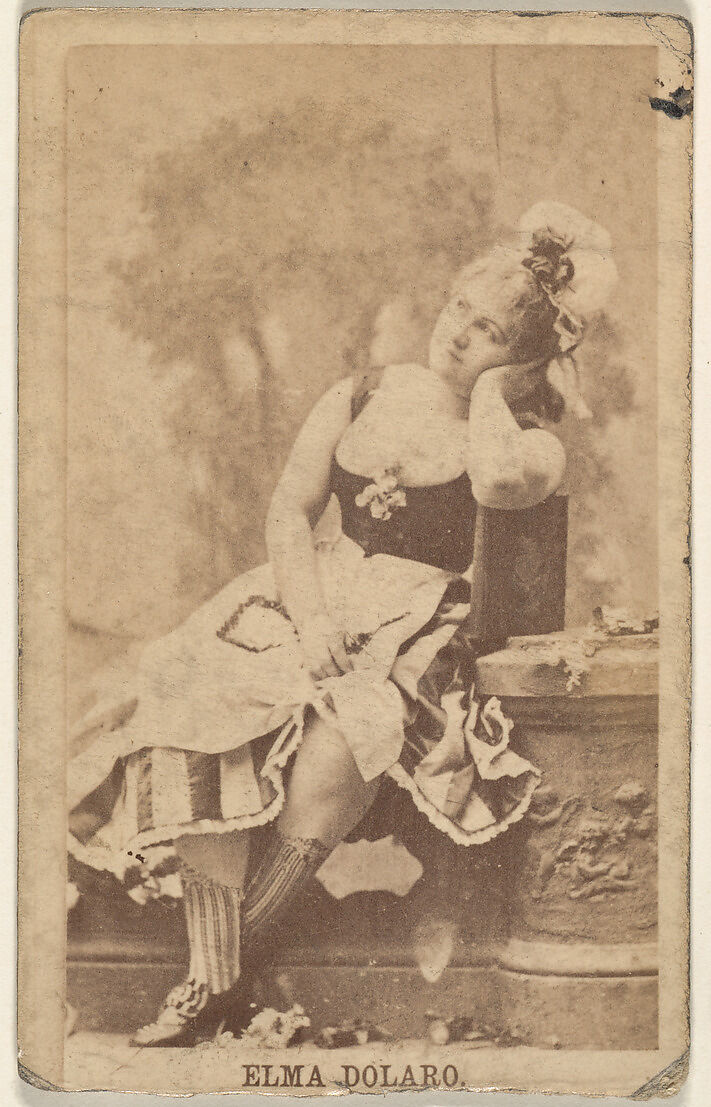 Elma Dolaro, from the Actresses series (N668), Albumen photograph 