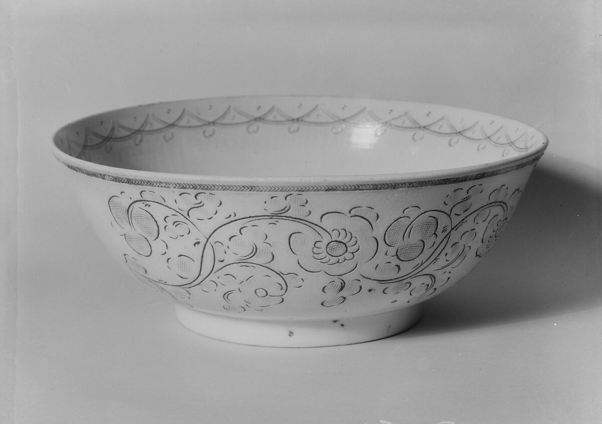 Bowl, Stoneware, British (American market) 