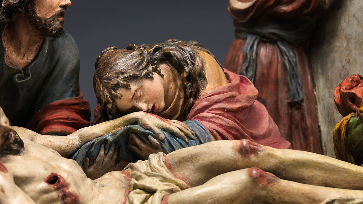 The Entombment of Christ, Luisa Roldán, called La Roldana (Spanish, Seville 1652–1706 Madrid), Polychrome terracotta, Spanish, Madrid