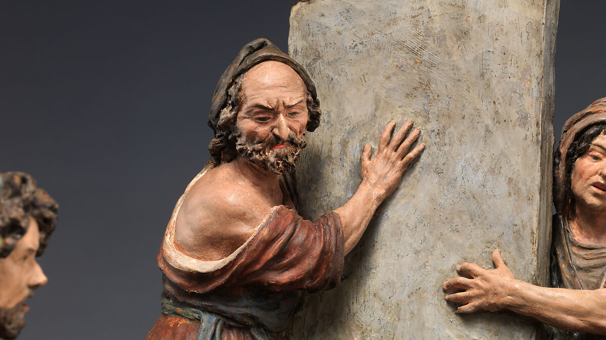 The Entombment of Christ, Luisa Roldán, called La Roldana (Spanish, Seville 1652–1706 Madrid), Polychrome terracotta, Spanish, Madrid