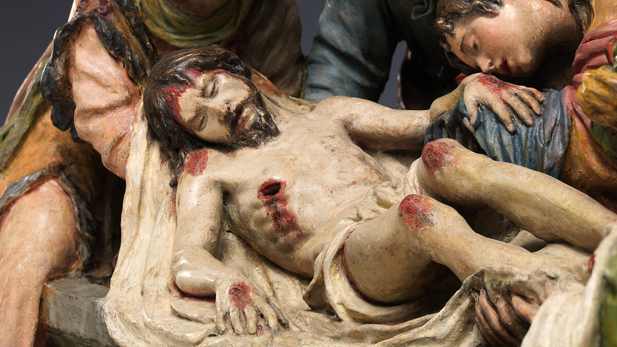 The Entombment of Christ, Luisa Roldán, called La Roldana (Spanish, Seville 1652–1706 Madrid), Polychrome terracotta, Spanish, Madrid