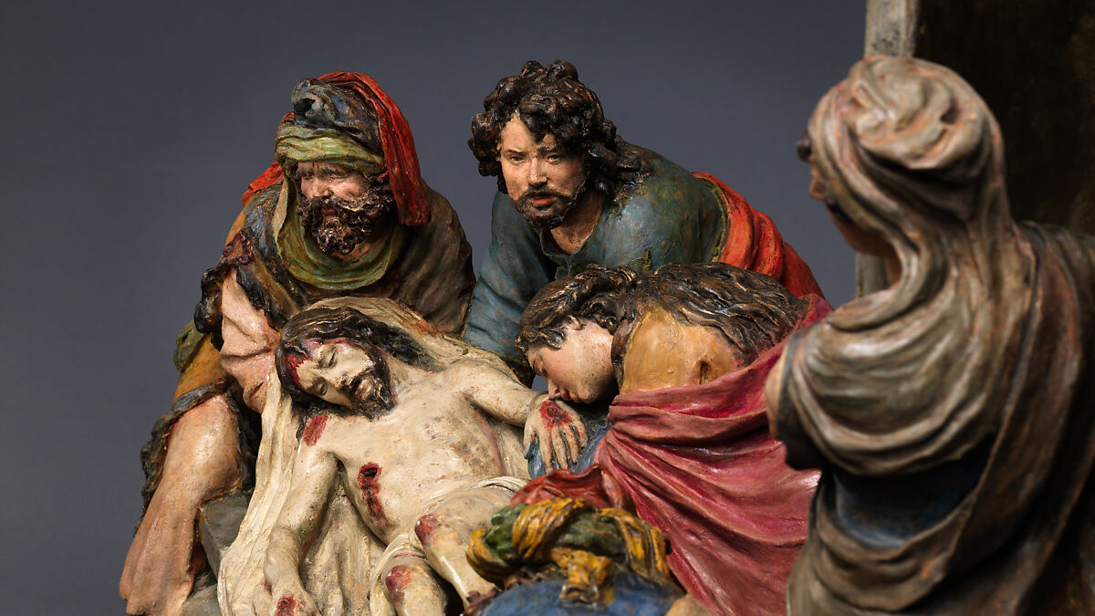 The Entombment of Christ, Luisa Roldán, called La Roldana (Spanish, Seville 1652–1706 Madrid), Polychrome terracotta, Spanish, Madrid