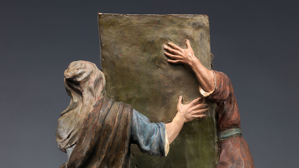 The Entombment of Christ, Luisa Roldán, called La Roldana (Spanish, Seville 1652–1706 Madrid), Polychrome terracotta, Spanish, Madrid