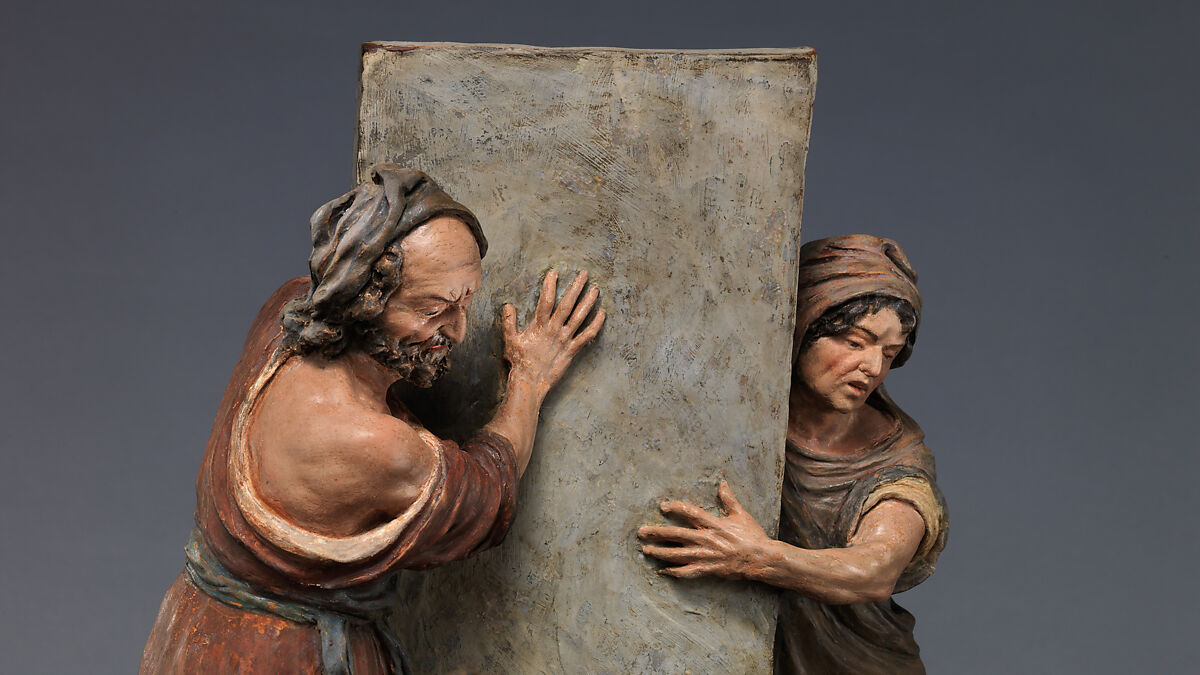 The Entombment of Christ, Luisa Roldán, called La Roldana (Spanish, Seville 1652–1706 Madrid), Polychrome terracotta, Spanish, Madrid