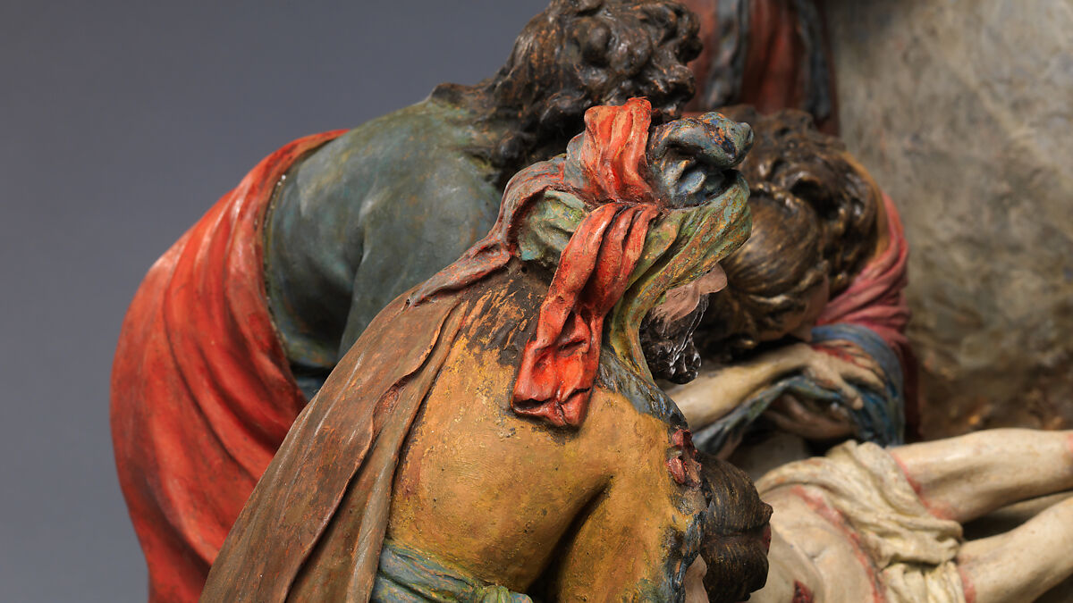 The Entombment of Christ, Luisa Roldán, called La Roldana (Spanish, Seville 1652–1706 Madrid), Polychrome terracotta, Spanish, Madrid
