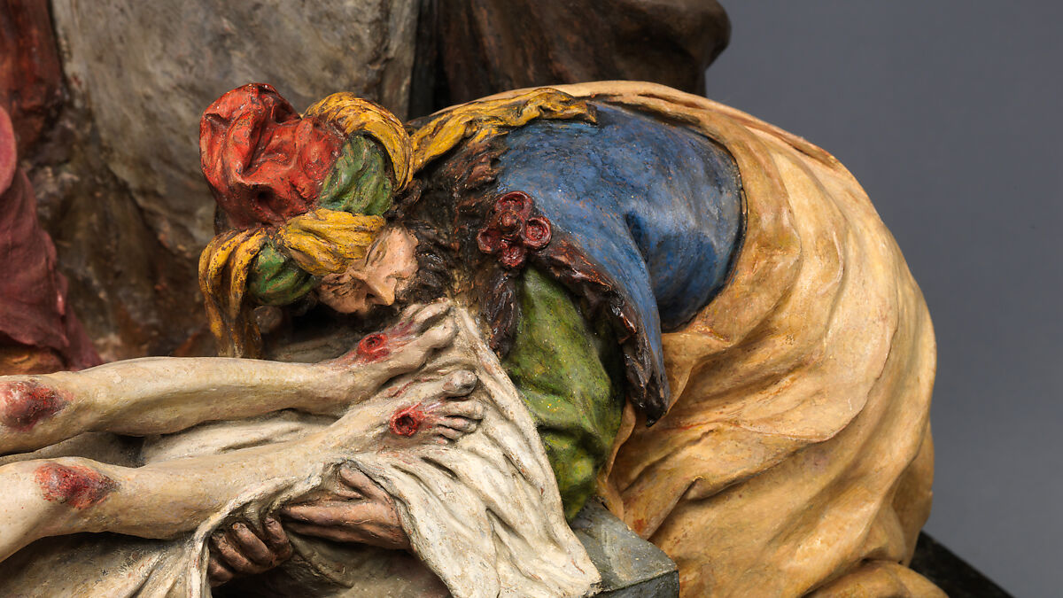 The Entombment of Christ, Luisa Roldán, called La Roldana (Spanish, Seville 1652–1706 Madrid), Polychrome terracotta, Spanish, Madrid