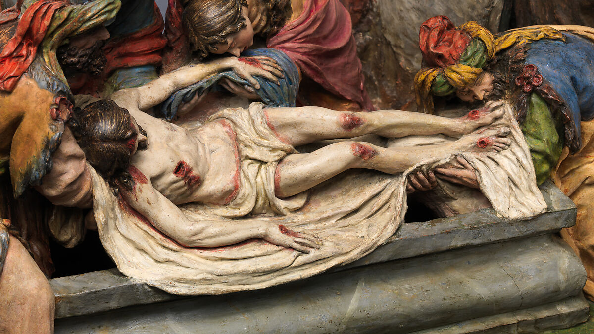 The Entombment of Christ, Luisa Roldán, called La Roldana (Spanish, Seville 1652–1706 Madrid), Polychrome terracotta, Spanish, Madrid