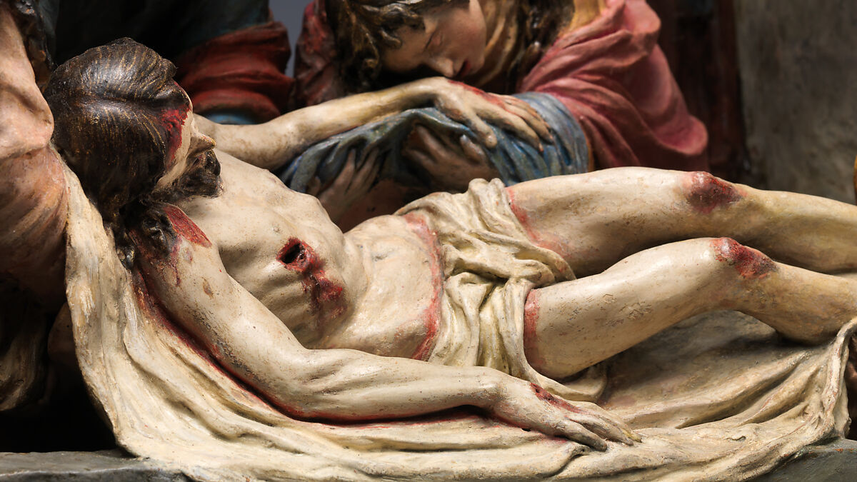 The Entombment of Christ, Luisa Roldán, called La Roldana (Spanish, Seville 1652–1706 Madrid), Polychrome terracotta, Spanish, Madrid