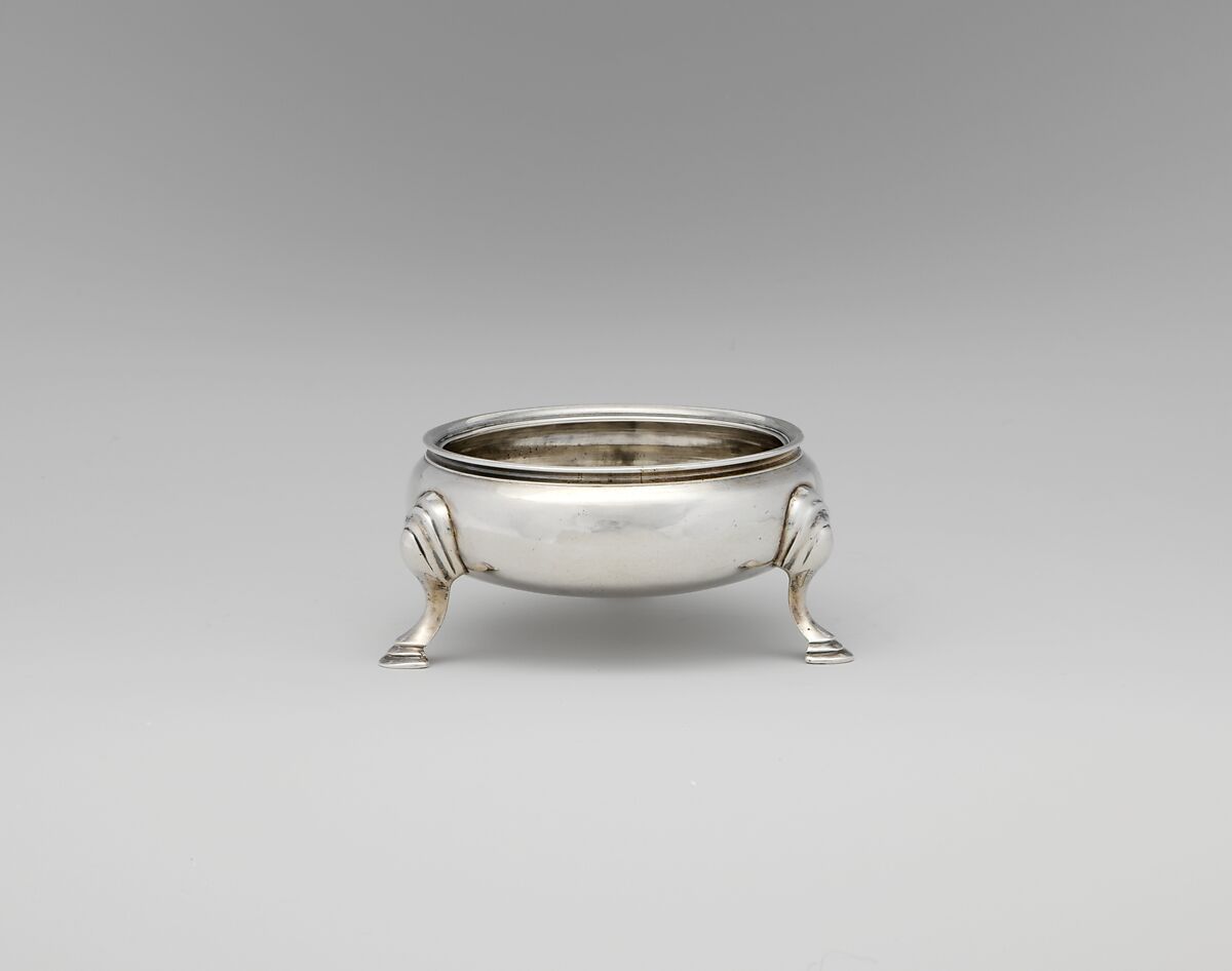 Salt, Possibly David Tyler (American, 1760–1804 Boston, Massachusetts), Silver, American 