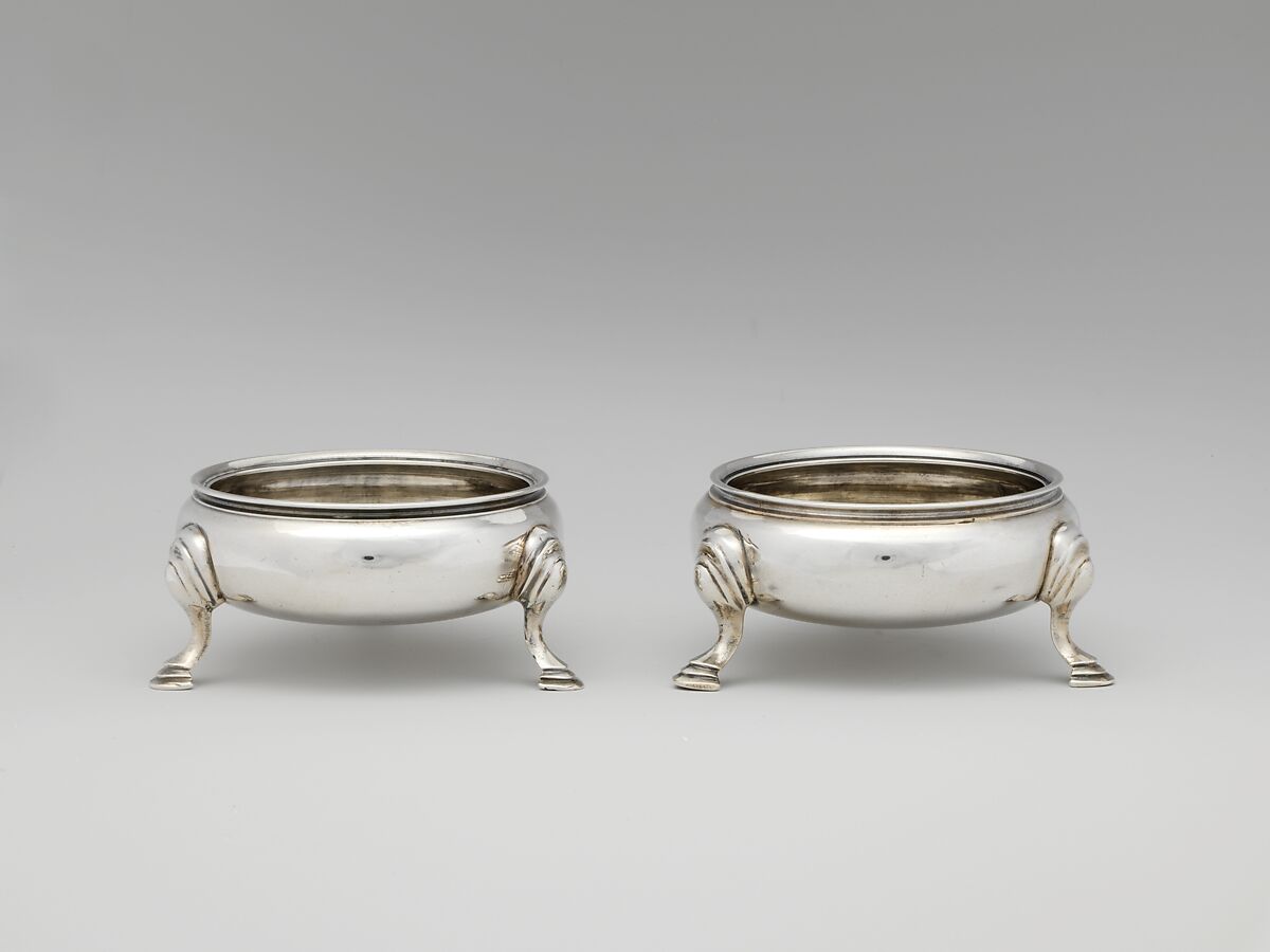 Salt, Possibly David Tyler (American, 1760–1804 Boston, Massachusetts), Silver, American
