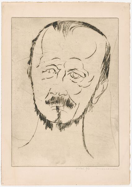 Gérard de Nerval, Louis Marcoussis (French (born Poland), Warsaw 1883–1941 Cusset), Drypoint 