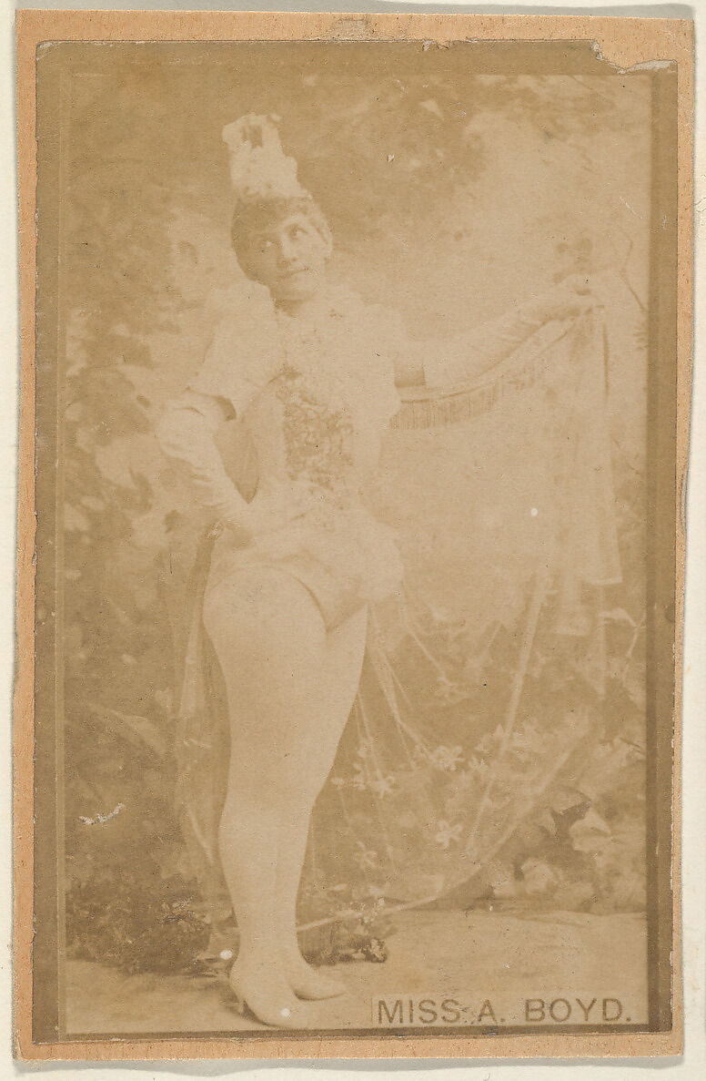 Miss A. Boyd, from the Actresses series (N668), Albumen photograph 