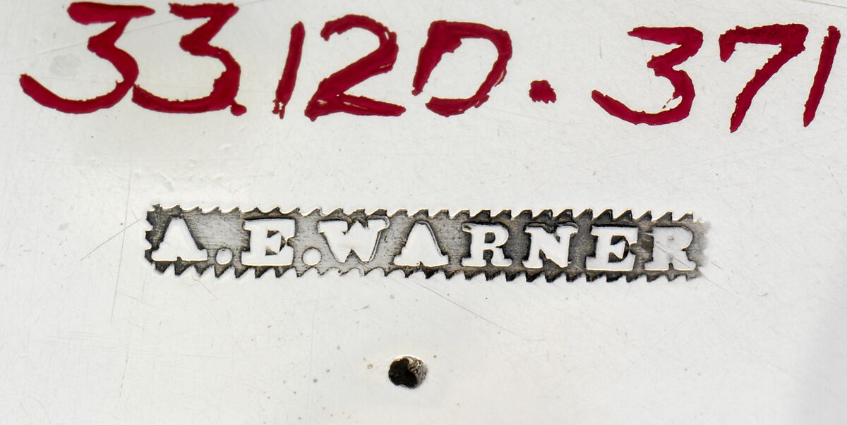 Salt, Andrew Ellicott Warner (1786–1870), Silver and silver gilt, American