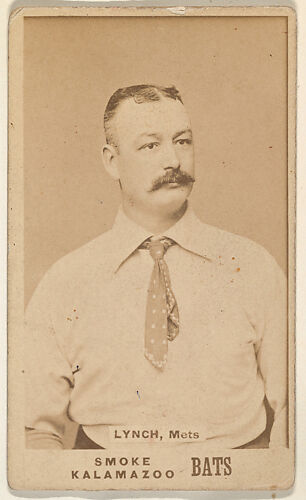 Lynch, Mets, from the Kalamazoo Bats series (N690) issued by Chas. Gross & Co. to promote Kalamazoo Bats