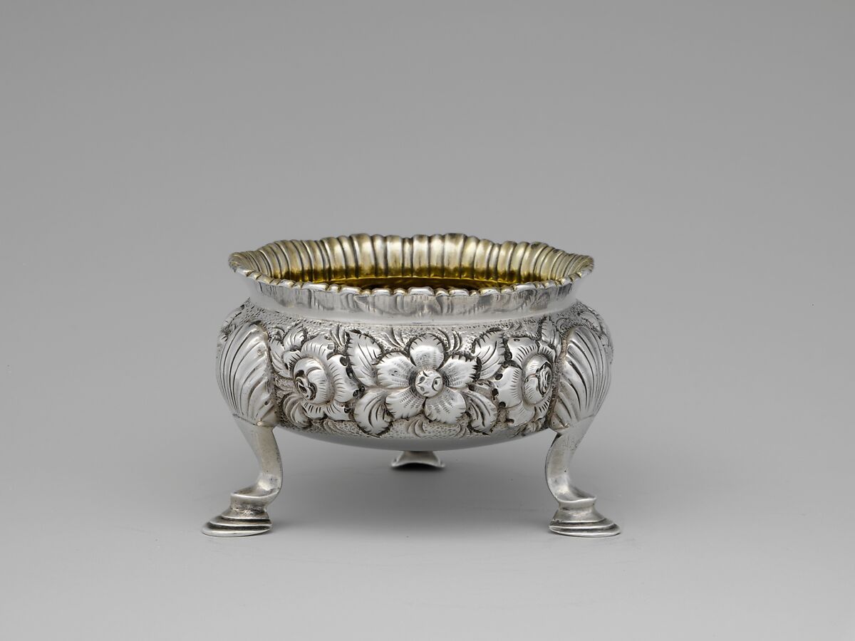Salt, Andrew Ellicott Warner (1786–1870), Silver and silver gilt, American 