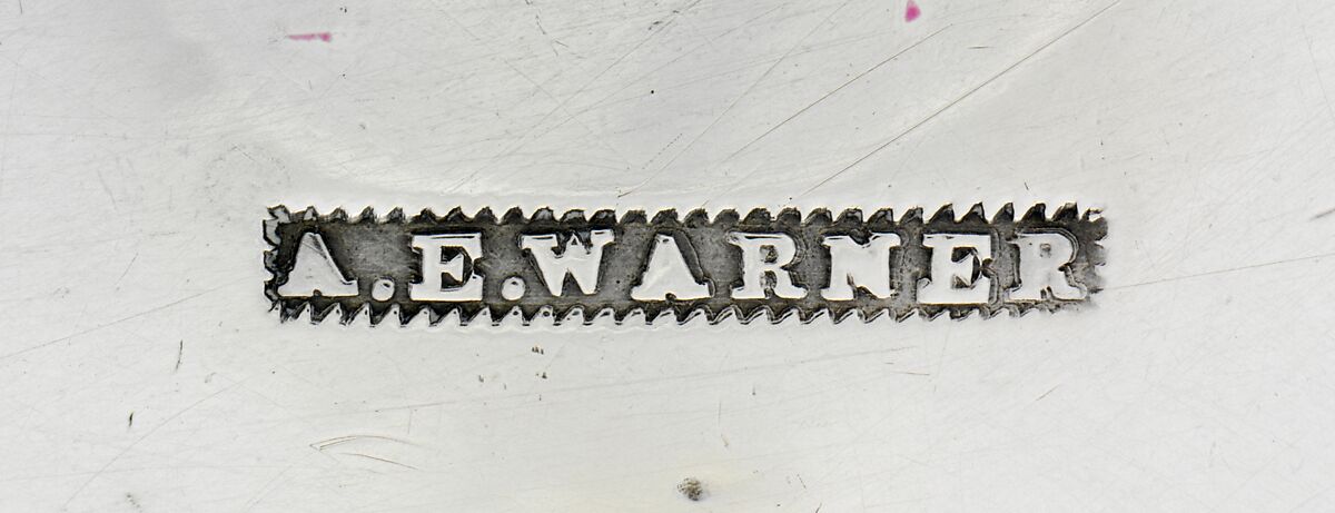 Salt, Andrew Ellicott Warner (1786–1870), Silver and silver gilt, American