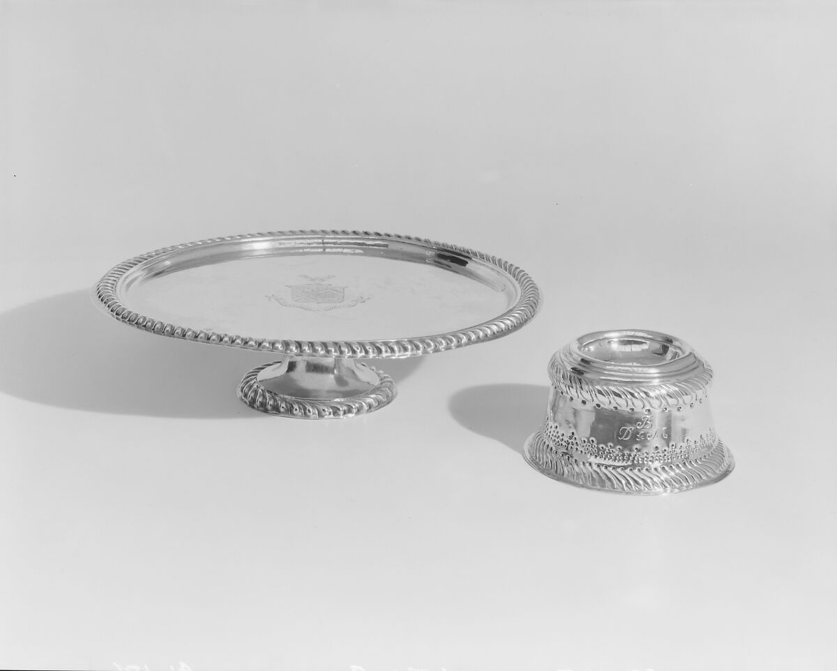 Footed Salver, John Coney (1655/56–1722), Silver, American