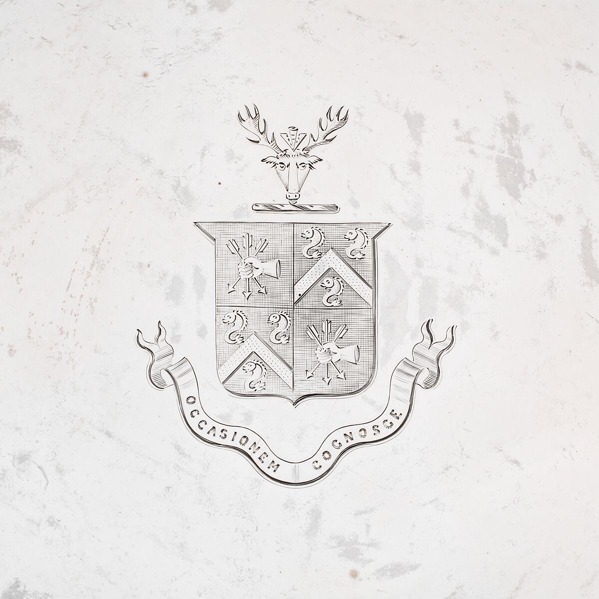 Footed Salver, John Coney (1655/56–1722), Silver, American