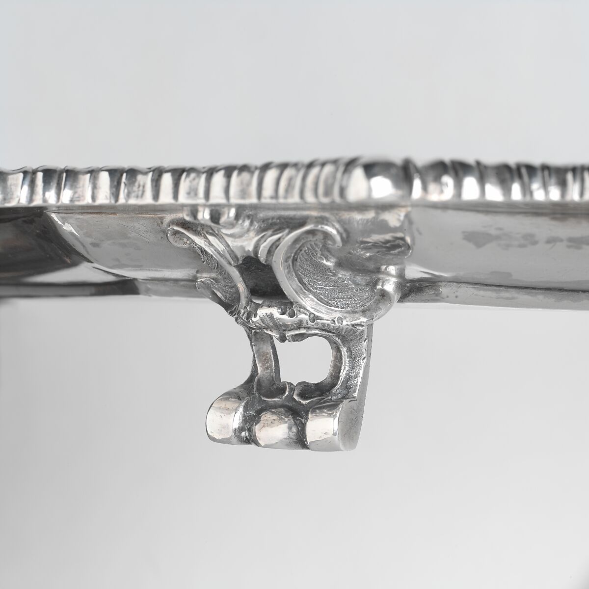 Salver, Daniel Christian Fueter (1720–1785), Silver, American