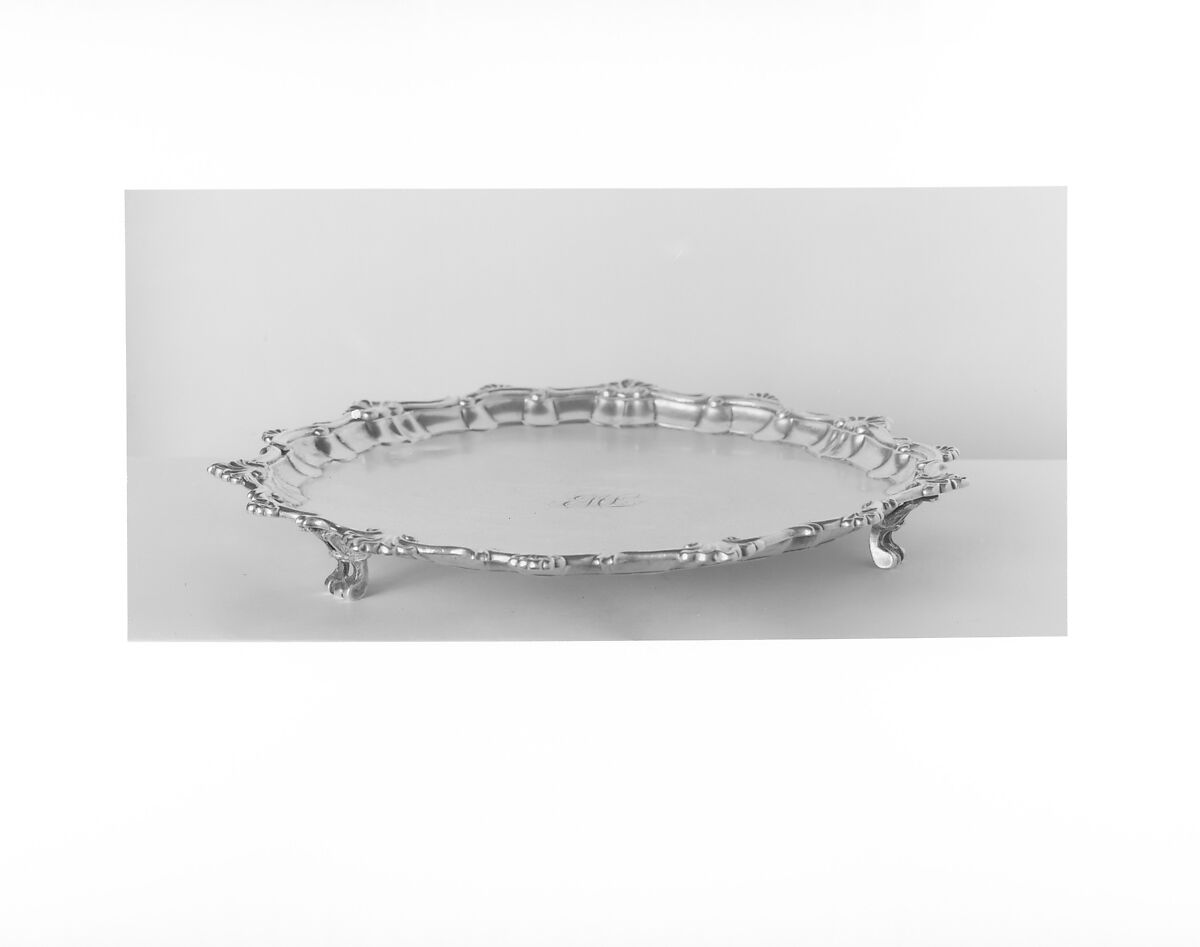 Salver, Thomas Hamersley (1727–1781), Silver, American