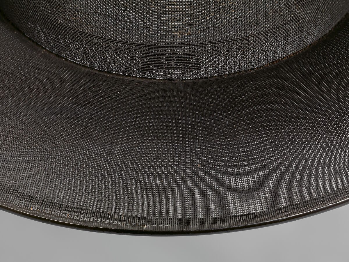 Man's hat (gat), Horsehair and cow tail hair, Korea