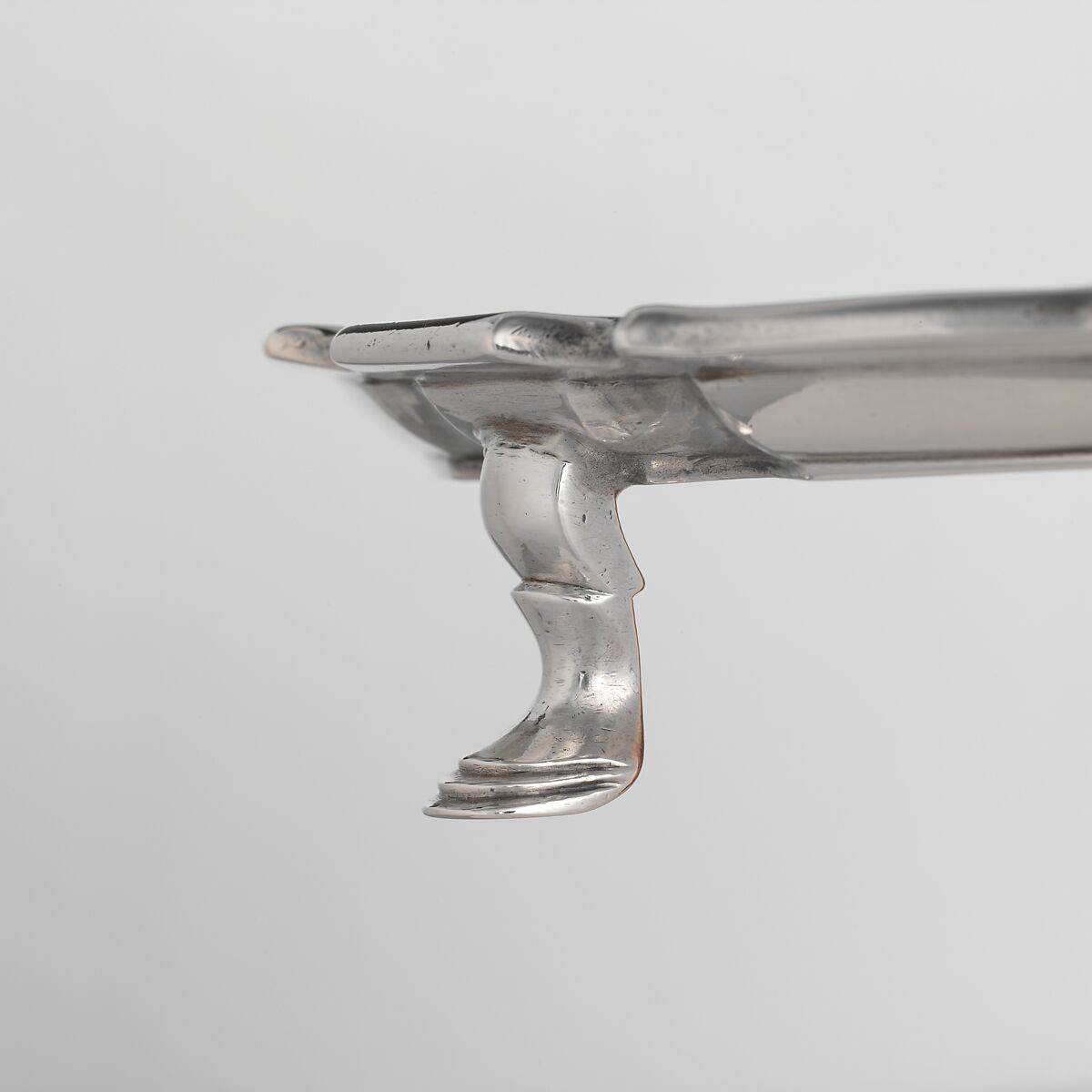 Salver, Simeon Soumaine (baptized 1685–ca. 1750), Silver, American