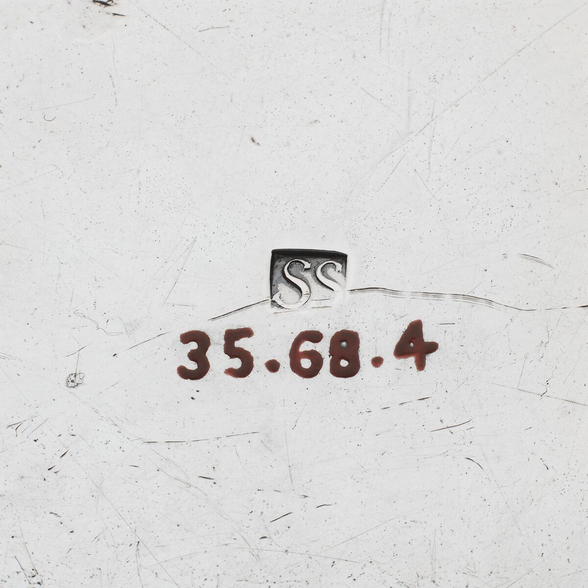 Salver, Simeon Soumaine (baptized 1685–ca. 1750), Silver, American