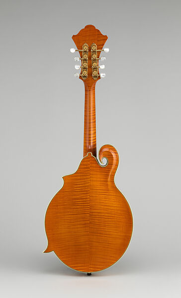 Mandolin, John Monteleone (American, Islip, New York born 1947), Bavarian spruce, red maple, Italian-American