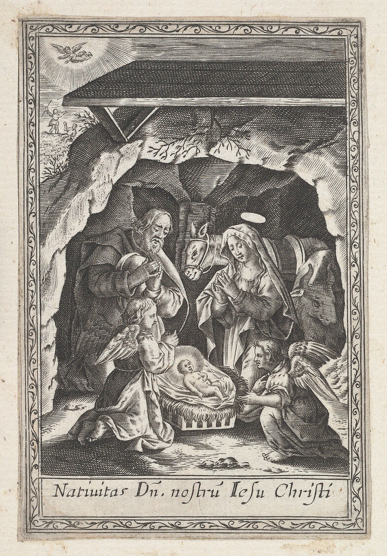 The Nativity, Anonymous, Engraving 