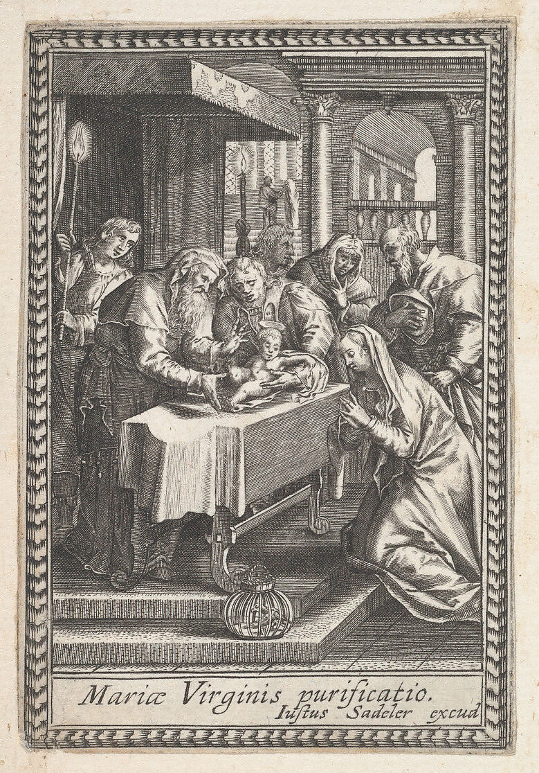 The Purification of the Virgin Mary, Anonymous, Engraving 