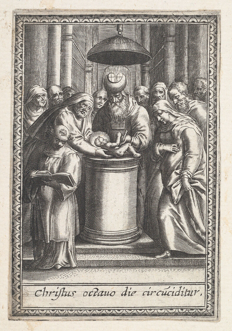 The Circumcision of Christ, Anonymous, Engraving 