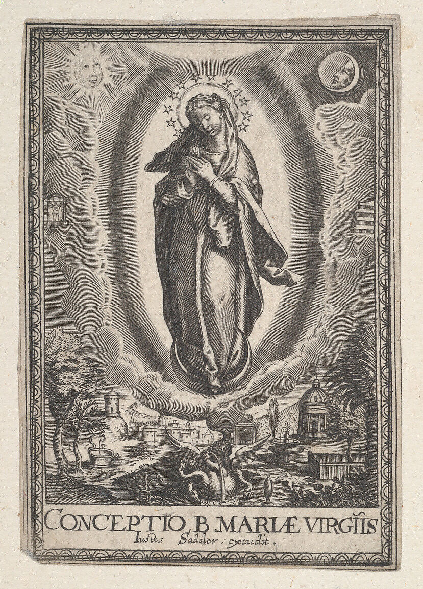 Assumption of the Virgin, Anonymous, Engraving 