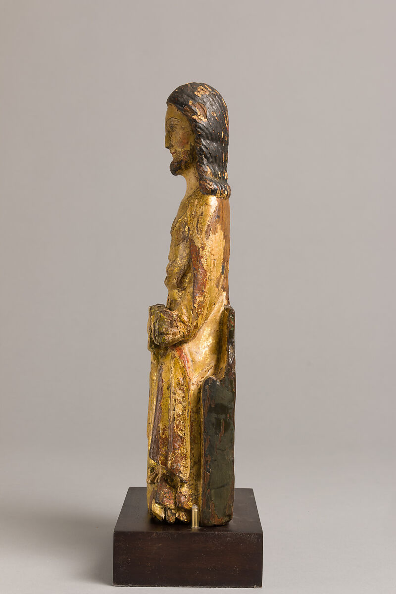 God of the Trinity, Limewood (?) with pastiglia, polychromy and gilding, German