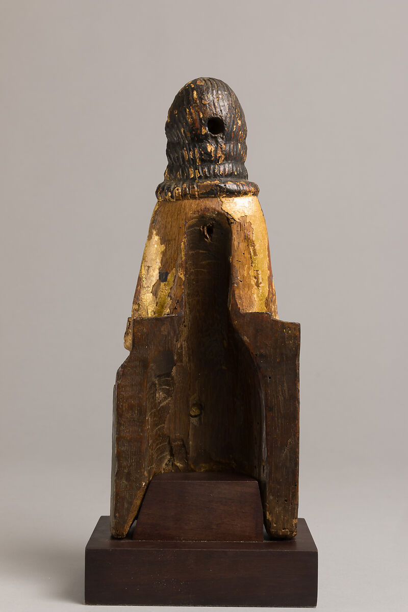 God of the Trinity, Limewood (?) with pastiglia, polychromy and gilding, German