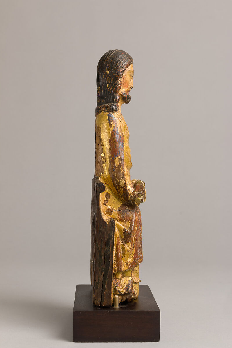 God of the Trinity, Limewood (?) with pastiglia, polychromy and gilding, German