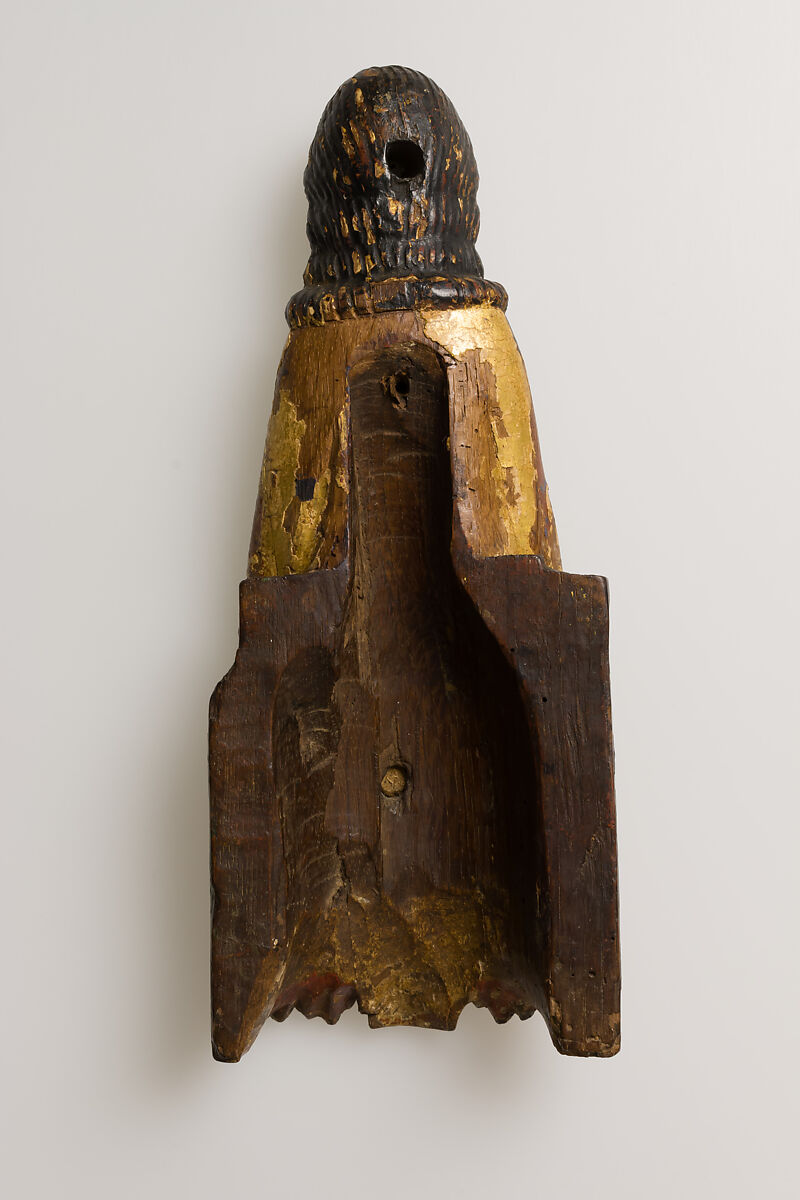 God of the Trinity, Limewood (?) with pastiglia, polychromy and gilding, German