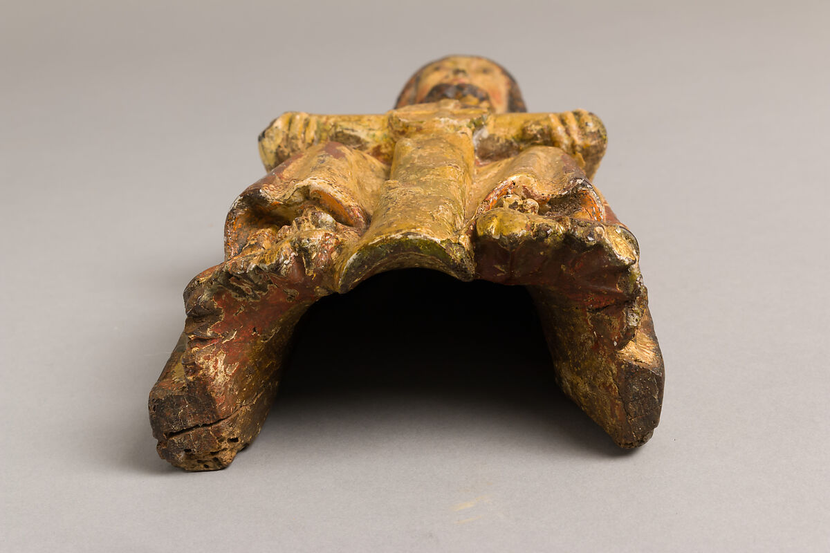 God of the Trinity, Limewood (?) with pastiglia, polychromy and gilding, German