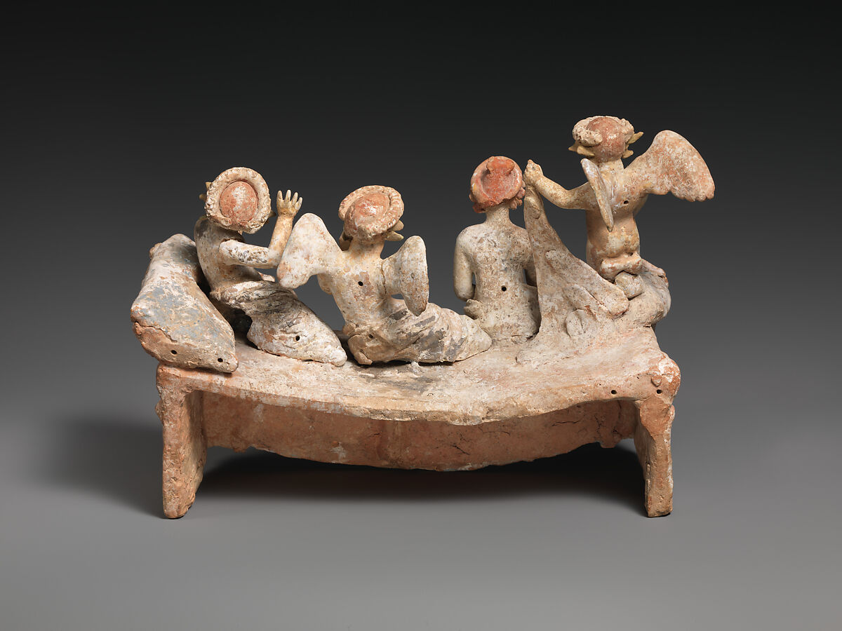 Terracotta Banquet Group, terracotta, Greek