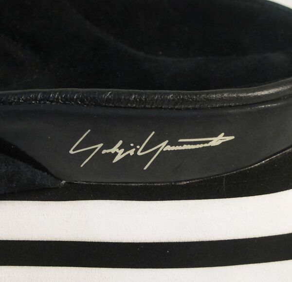 Shoes, Yohji Yamamoto (Japanese, born Tokyo, 1943), plastic (foam), Japanese