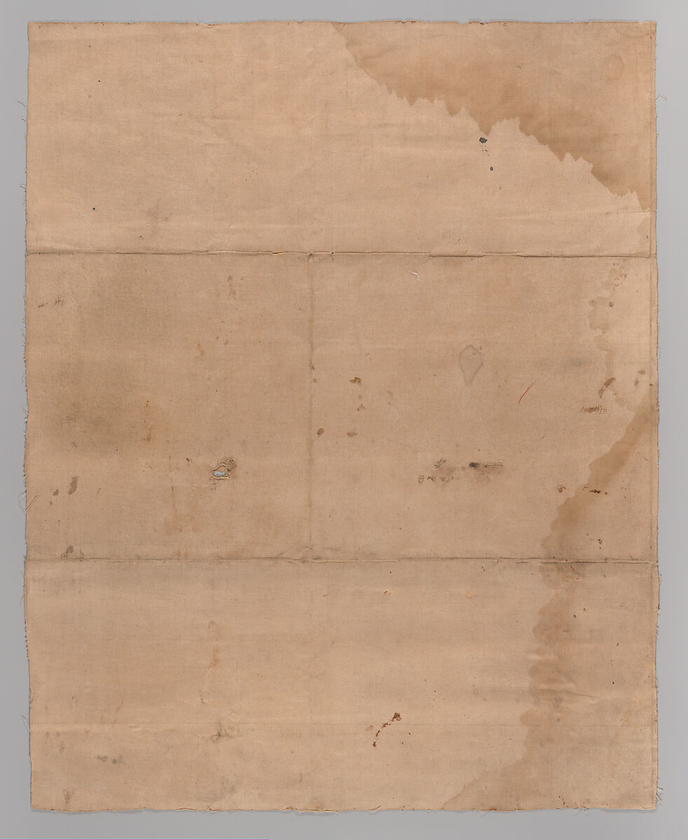 Jain cosmological map of adhaidvipa, Lithograph, India