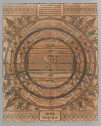Jain cosmological map of adhaidvipa