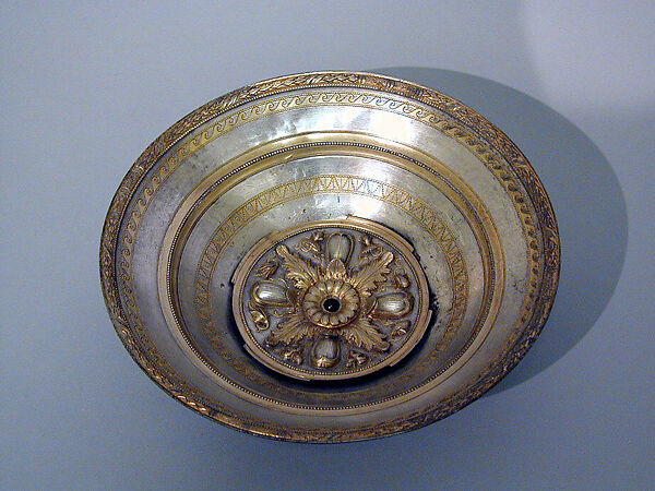 A group of 16 silver vases and utensils, Silver, gold, gems, Greek, South Italian or Sicilian