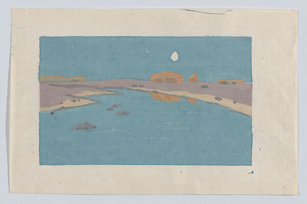 Marsh Creek, Arthur Wesley Dow (American, Ipswich, Massachusetts 1857–1922 New York State), Color woodcut 