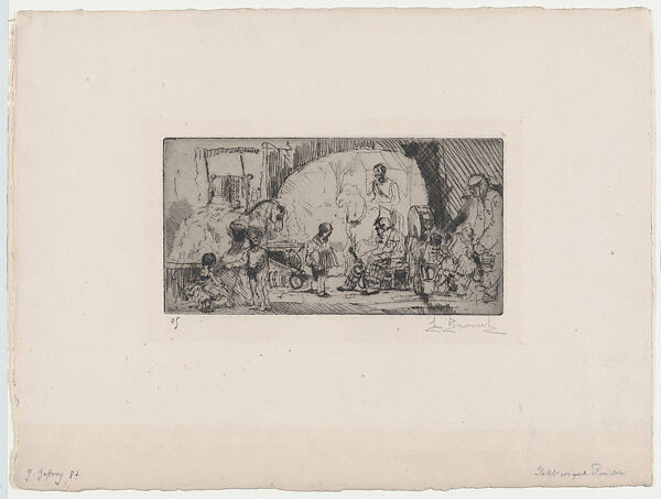 The Little Circus, Auguste Brouet (French, Paris 1872–1941 Paris), Etching and drypoint 