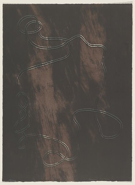 Line Involvements I, Anni Albers (American (born Germany), Berlin 1899–1994 Orange, Connecticut), Lithograph 